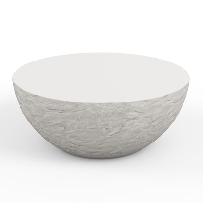 Sunset West Bazaar Antique Stone Bowl Coffee Table — View 4