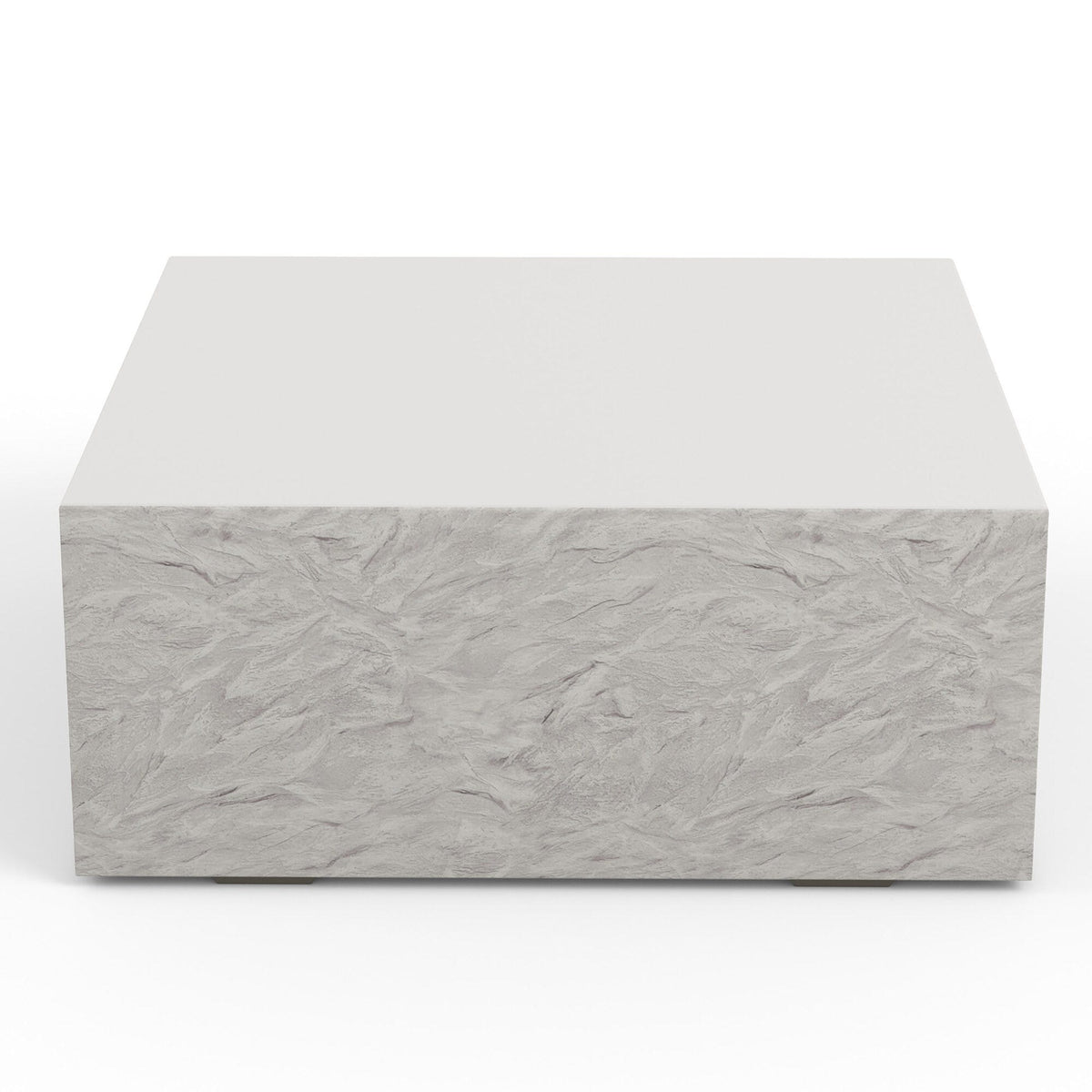 Sunset West Bazaar Antique Stone Square Coffee Table — View 4