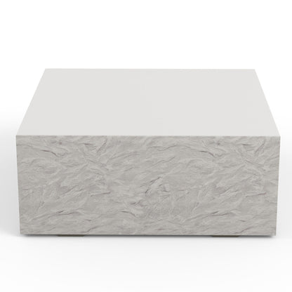 Sunset West Bazaar Antique Stone Square Coffee Table — View 4