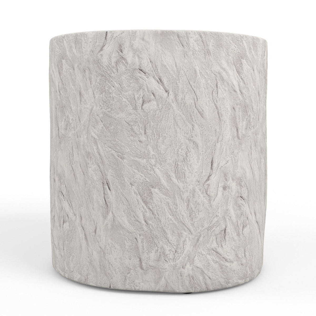 Sunset West Bazaar Antique Stone Round End Table — View 4