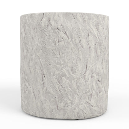 Sunset West Bazaar Antique Stone Round End Table — View 4