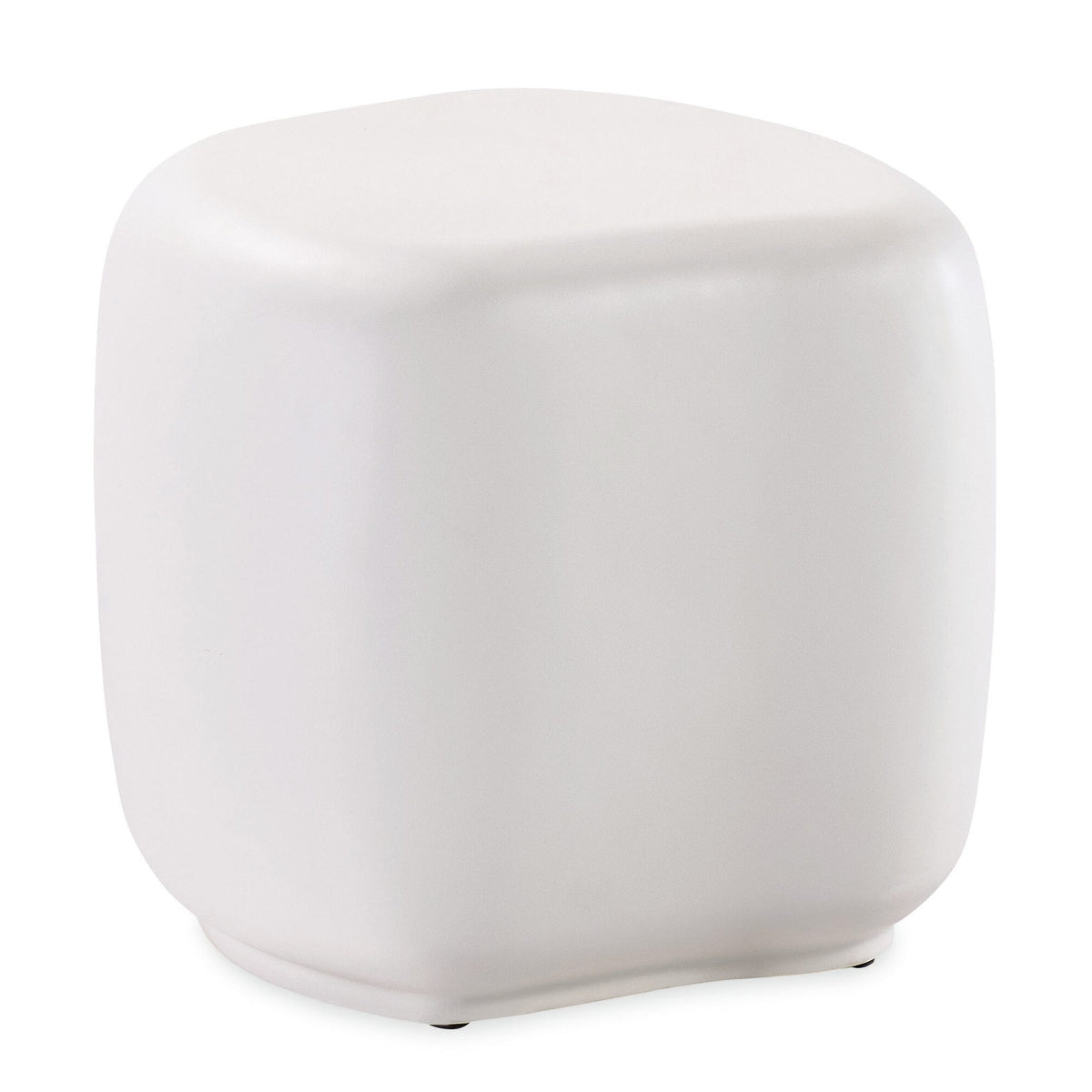 Sunset West Bazaar Pebble End Table - Bone — View 3