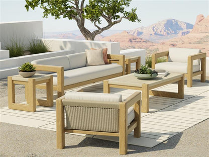 Sunset West Sedona Club Chair in Canvas Canvas, No Welt