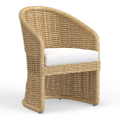 Sunset West Playa Dining Chair in Soothe Pearl — View 6