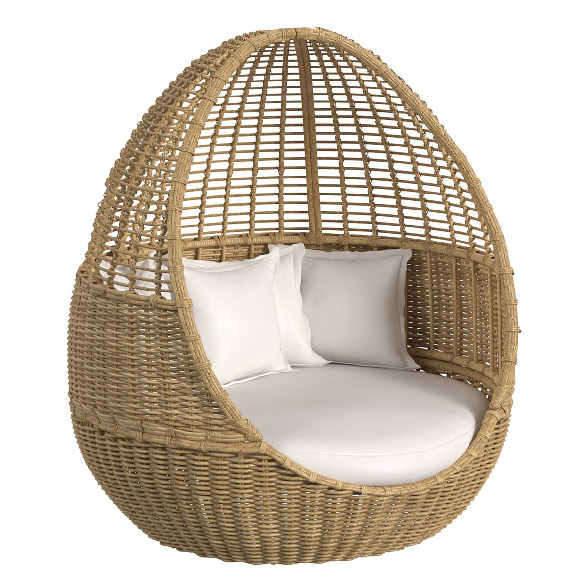 Sunset West Playa Daybed in Soothe Pearl w/ Flange Welt — View 5