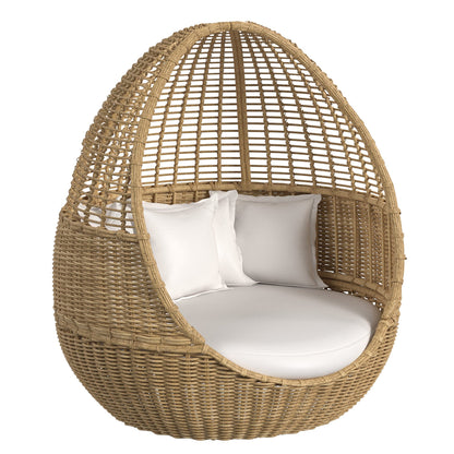 Sunset West Playa Daybed in Soothe Pearl w/ Flange Welt — View 5