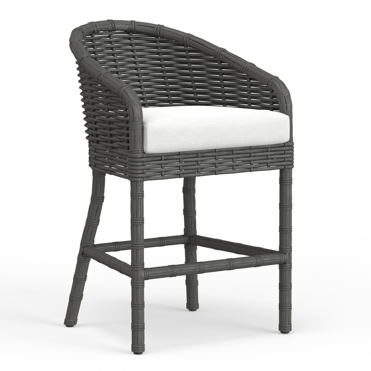 Sunset West Cabo Barstool in Soothe Pearl — View 2