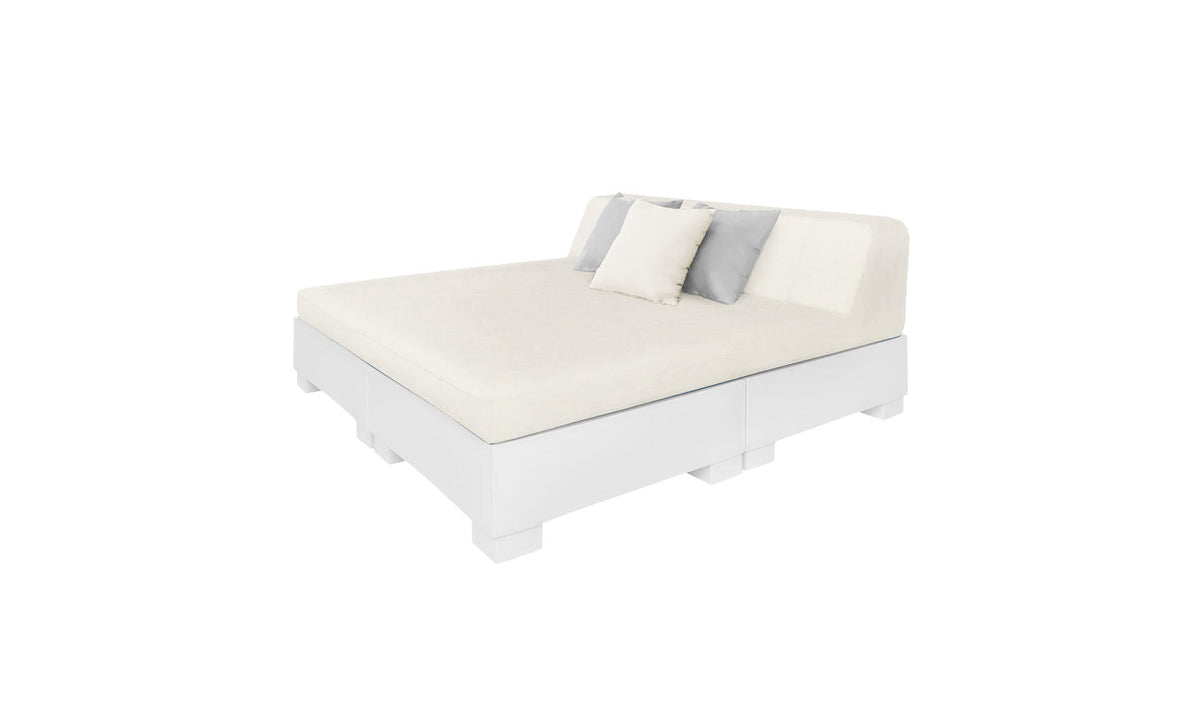 Ledge Affinity Square Sunbed with Backrest Cushion