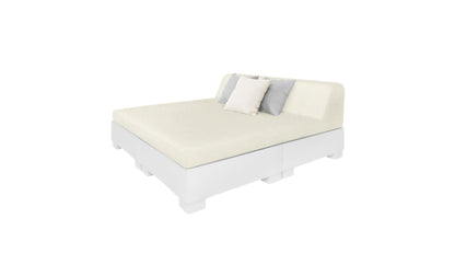 Ledge Affinity Square Sunbed with Backrest Cushion