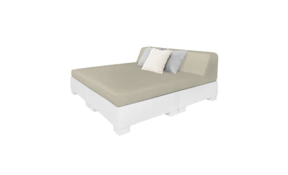 Ledge Affinity Square Sunbed with Backrest Cushion