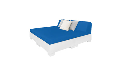 Ledge Affinity Square Sunbed with Backrest Cushion