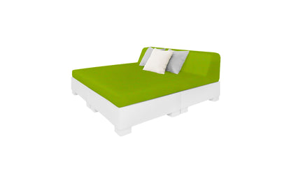 Ledge Affinity Square Sunbed with Backrest Cushion