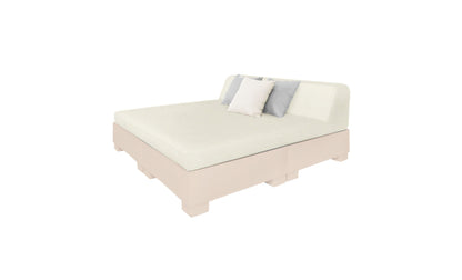 Ledge Affinity Square Sunbed with Backrest Cushion