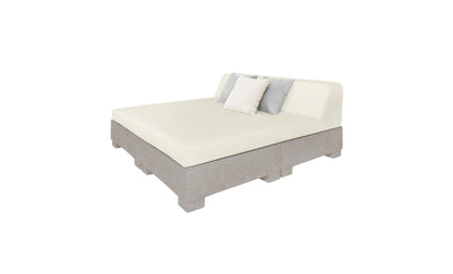 Ledge Affinity Square Sunbed with Backrest Cushion
