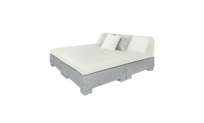 Ledge Affinity Square Sunbed with Backrest Cushion