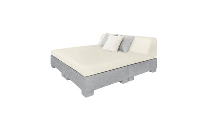 Ledge Affinity Square Sunbed with Backrest Cushion