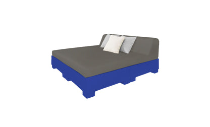 Ledge Affinity Square Sunbed with Backrest Cushion