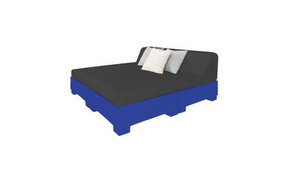 Ledge Affinity Square Sunbed with Backrest Cushion
