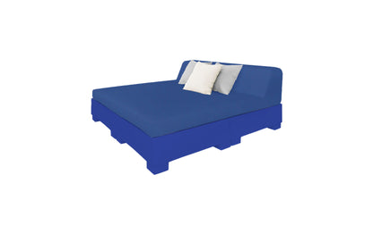 Ledge Affinity Square Sunbed with Backrest Cushion