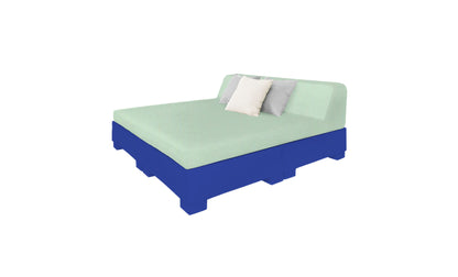 Ledge Affinity Square Sunbed with Backrest Cushion
