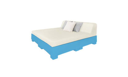 Ledge Affinity Square Sunbed with Backrest Cushion