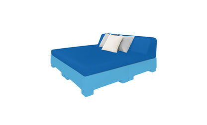 Ledge Affinity Square Sunbed with Backrest Cushion