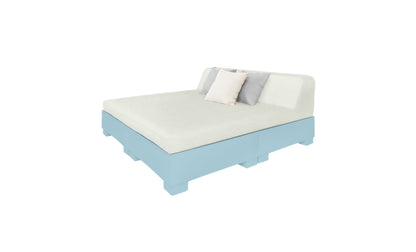 Ledge Affinity Square Sunbed with Backrest Cushion