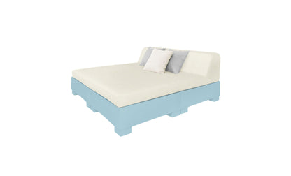 Ledge Affinity Square Sunbed with Backrest Cushion