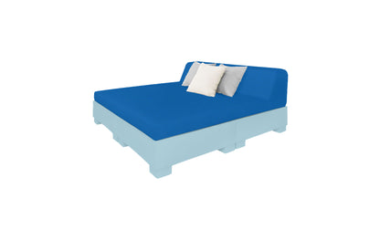 Ledge Affinity Square Sunbed with Backrest Cushion