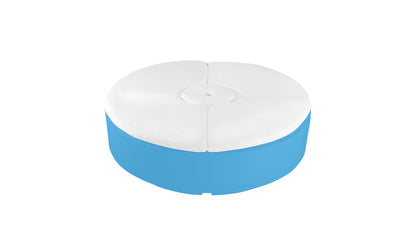 Ledge Signature Round Sunbed 5-Piece with Umbrella Hole