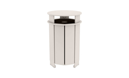 Ledge Mainstay Round Trash Bin