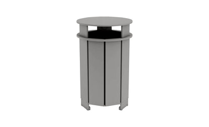 Ledge Mainstay Round Trash Bin