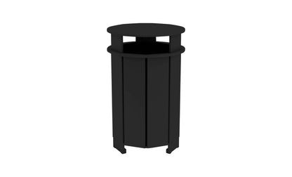 Ledge Mainstay Round Trash Bin