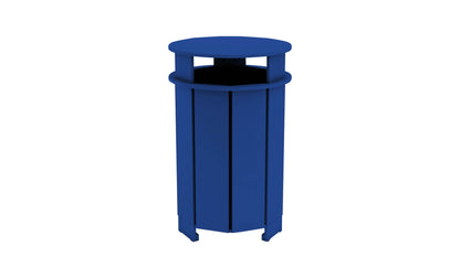 Ledge Mainstay Round Trash Bin
