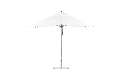 Ledge 10' Square Pulley Essential Fiberglass Umbrella