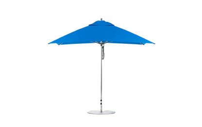 Ledge 10' Square Pulley Essential Fiberglass Umbrella