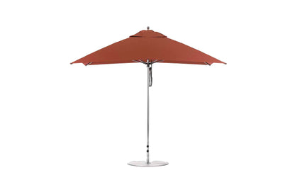 Ledge 10' Square Pulley Essential Fiberglass Umbrella