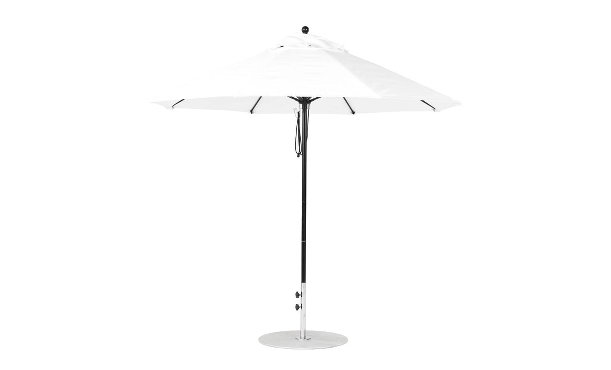 Ledge 9' Octagon Pulley Essential Fiberglass Umbrella
