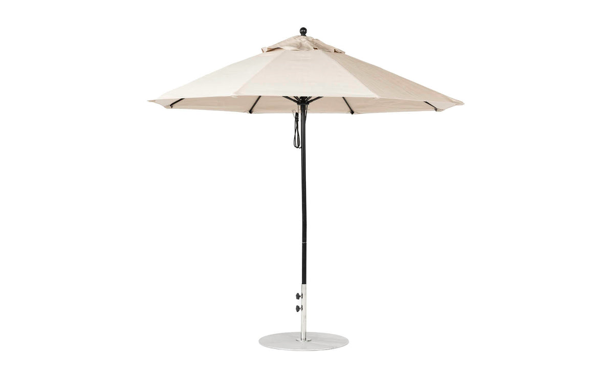Ledge 9' Octagon Pulley Essential Fiberglass Umbrella