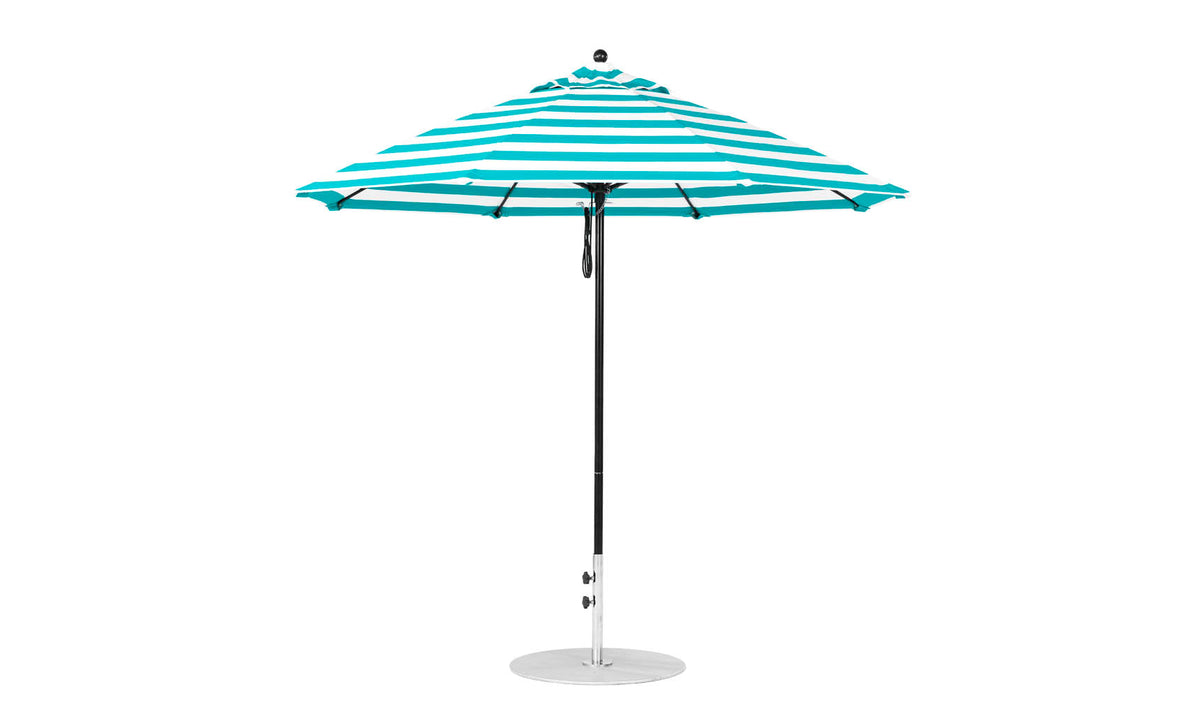 Ledge 9' Octagon Pulley Essential Fiberglass Umbrella