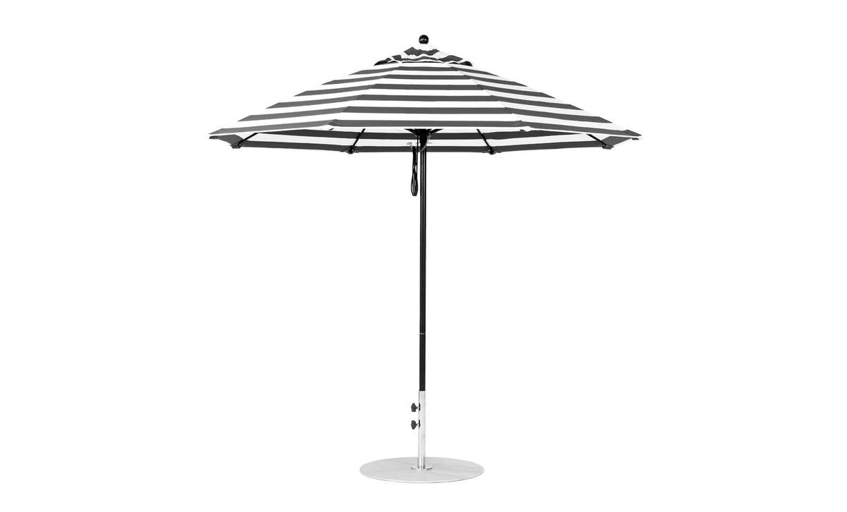 Ledge 9' Octagon Pulley Essential Fiberglass Umbrella