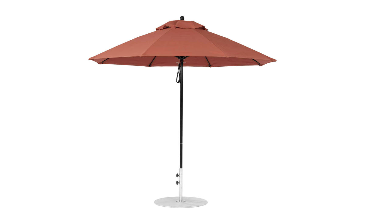 Ledge 9' Octagon Pulley Essential Fiberglass Umbrella
