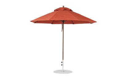 Ledge 9' Octagon Pulley Essential Fiberglass Umbrella