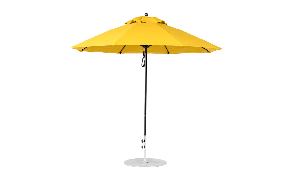 Ledge 9' Octagon Pulley Essential Fiberglass Umbrella