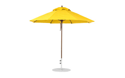 Ledge 9' Octagon Pulley Essential Fiberglass Umbrella