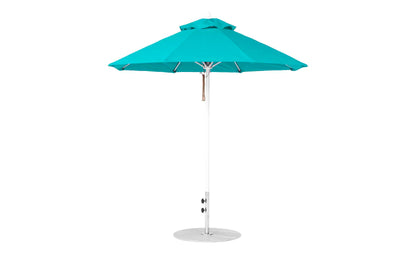 Ledge 7.5' Octagon Pulley Essential Fiberglass Umbrella