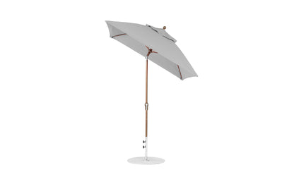 Ledge 6.5' Square Crank Auto Tilt Essential Fiberglass Umbrella