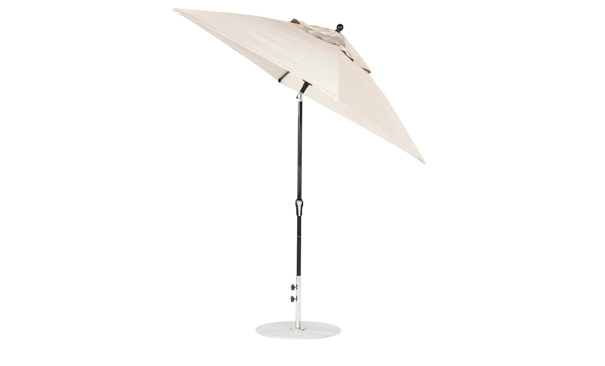 Ledge 6.5' Square Crank Auto Tilt Essential Fiberglass Umbrella