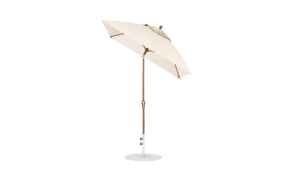 Ledge 6.5' Square Crank Auto Tilt Essential Fiberglass Umbrella