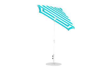 Ledge 6.5' Square Crank Auto Tilt Essential Fiberglass Umbrella